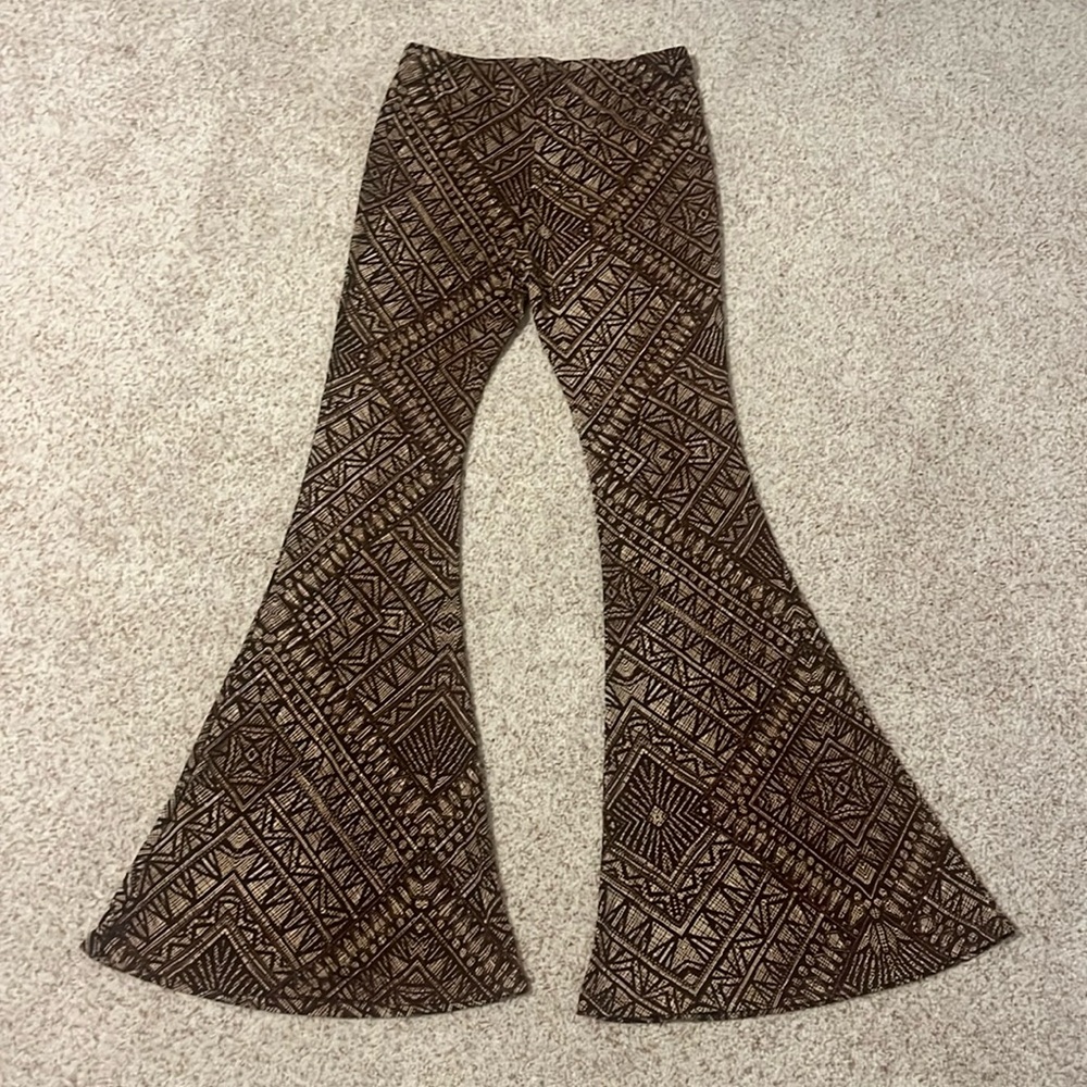 Windsor flare pants; size medium